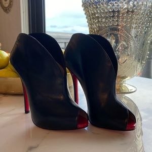 Christian Louboutin Peep Toe Bootie